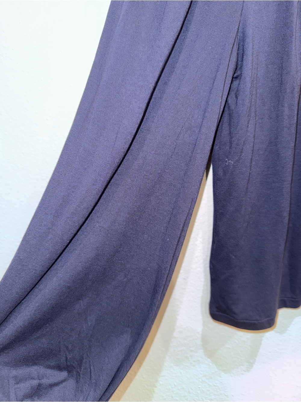 Boden Navy Ruffled Yoke Button-Down Blouse - Picture 5 of 7